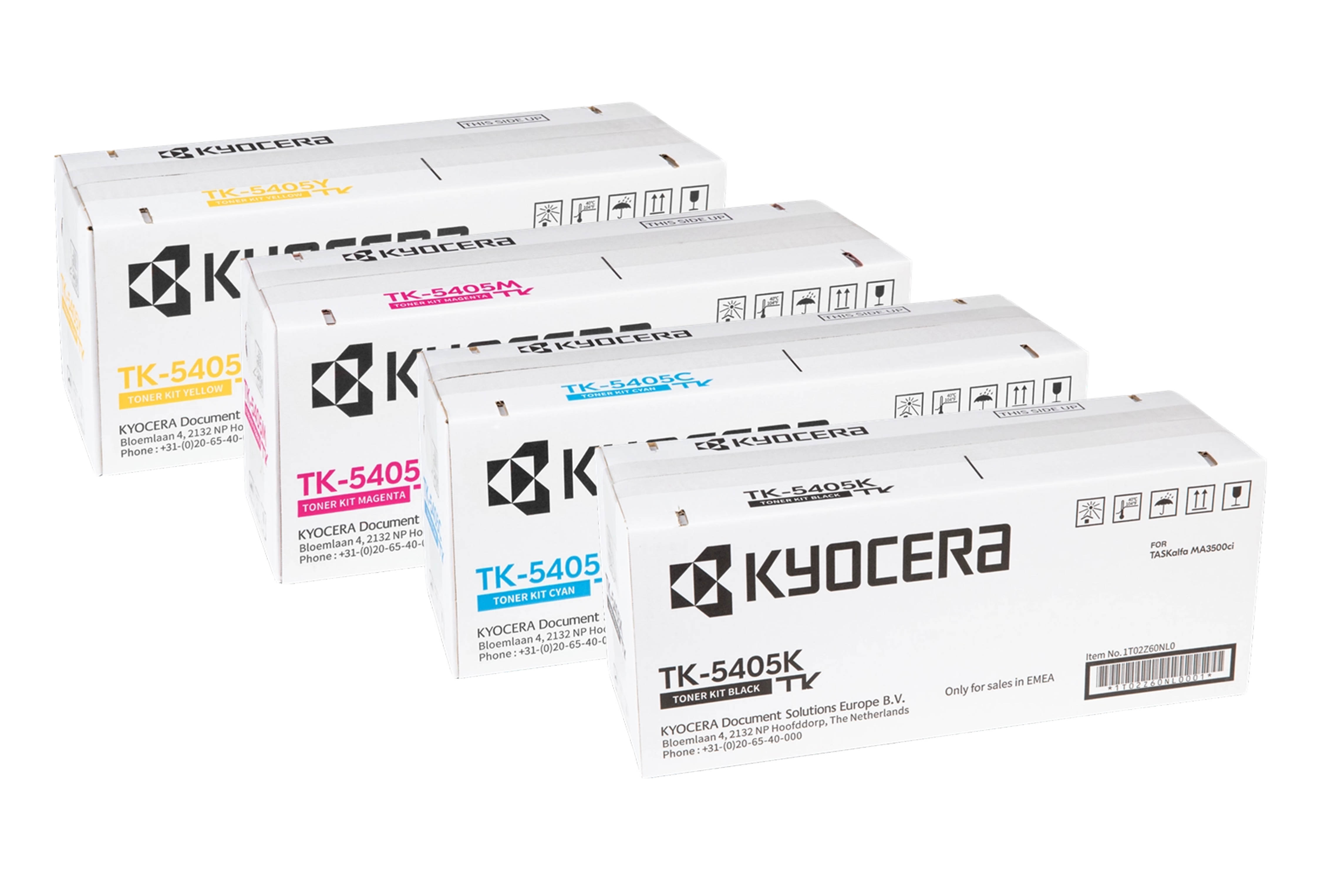 Original KYOCERA TK-5405 SET Multipack / Set mit allen vier Farben