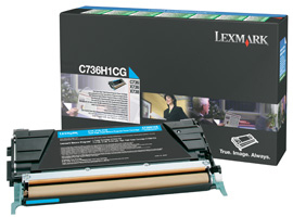 LEXMARK Toner cyan Rück f. C736/X736 LEXMARK Color-Toner
