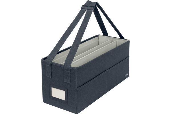 LEITZ Hot Desk Stofftasche 64440089 samtgrau 3 Fächer 46.5x21x20cm
