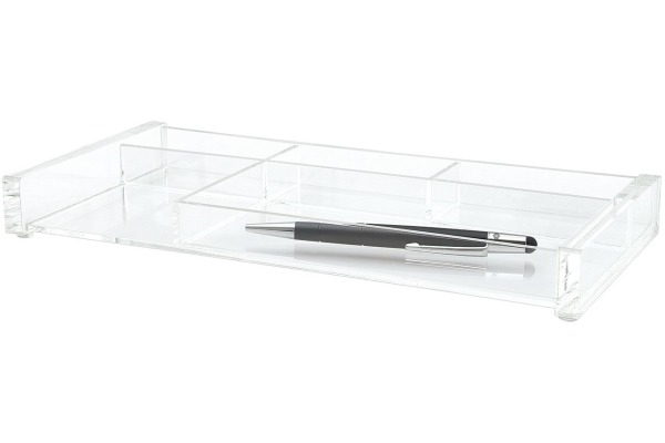 WEDO Stifteschale CRISTALLIC 601616 27x3x12.5cm Acryl transp.