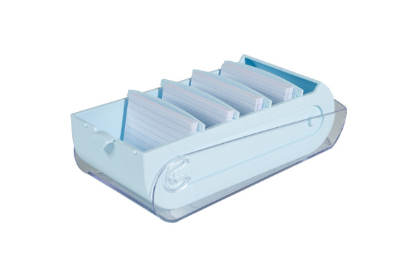 EXACOMPTA Karteikartenbox Bunny A8 5336223D pastellblau 10x6.2x19.5cm