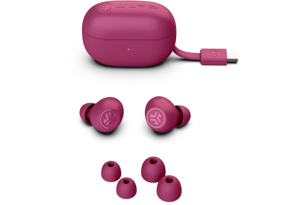 JLAB Go Pop ANC Earbuds IEUEBGOAN True Wireless, Fuschia
