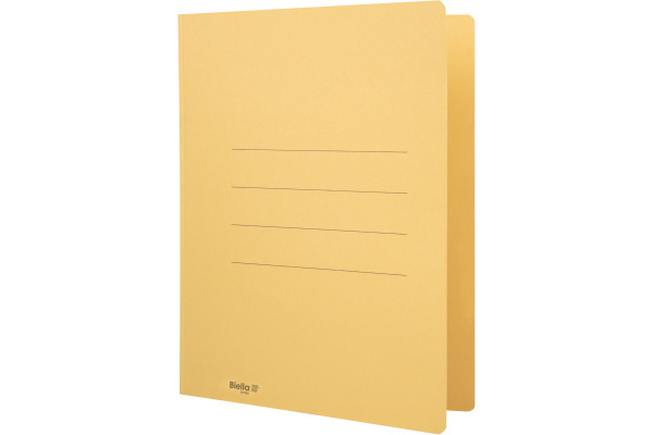 BIELLA Einlagemappe A4 25040020U gelb 240g/m2