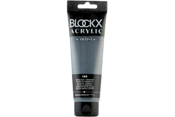 BLOCKX Acrylfarbe 120ml 60169BXC metallic-hämatit