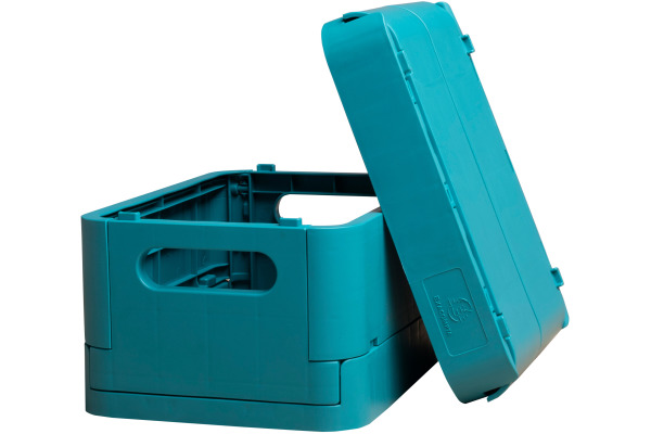 EXACOMPTA Klappbox Skandi A6+ 27034D Mini pazifikblau 185x35x135mm