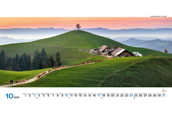 CALENDARI Bildkalender 2027 36206103 Horizonte DE 56x28cm
