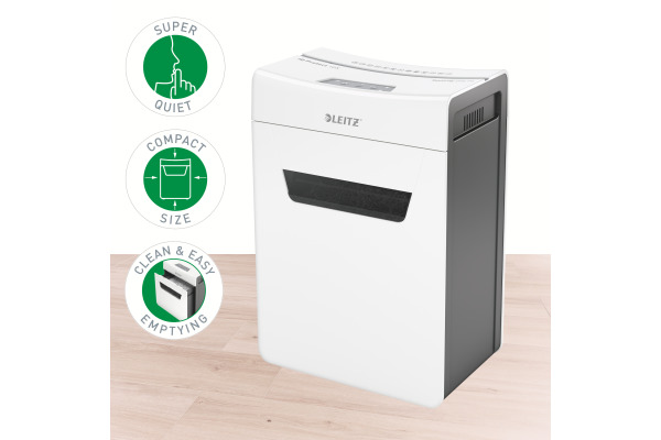 LEITZ Aktenvernichter IQ Protect 80920000 10X, P-4, 18lt