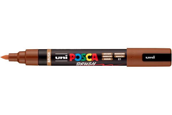 POSCA Brush Marker 1-4mm PC5BRBROW braun