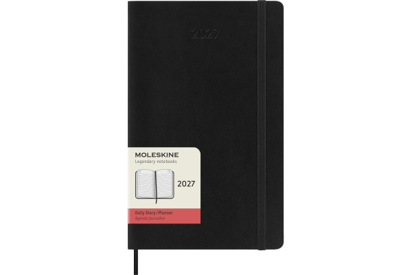 MOLESKINE Agenda Classic Large 2027 DSB12DC3Y 1T/1S schwarz SC 13x21cm