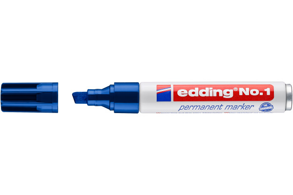 EDDING Permanent Marker No. 1 1-5mm 1-3 blau