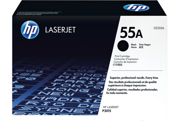 HP Toner-Modul 55A schwarz CE255A LaserJet P3015 6000 Seiten