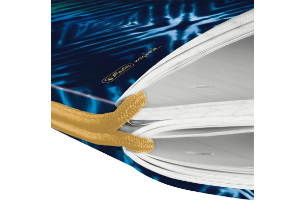 HERLITZ Notizheft A4, 80 g/m2 50044368 New Batik Fearless kar./lin.