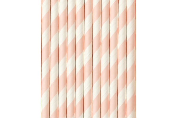 I AM CREA Papiertrinkhalme,rosa,19.7cm 6010.922 25 Stück