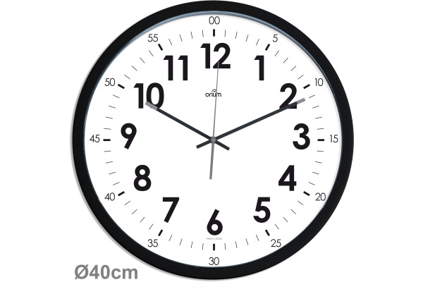 ORIUM CEP Wanduhr 40cm 211251001 schwarz