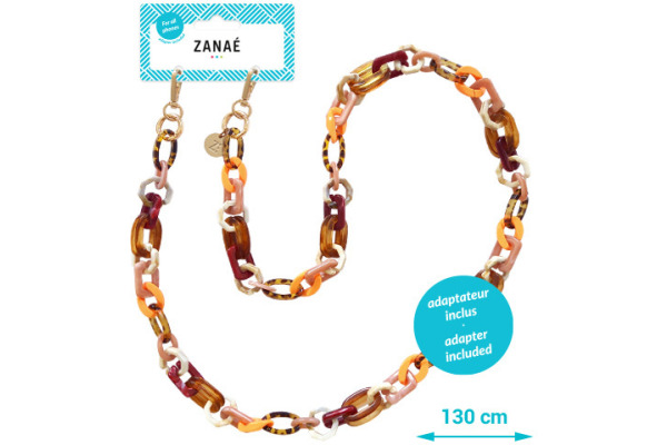 ZANAÉ Phone Necklace Tigers Eye 18329 Karma colored