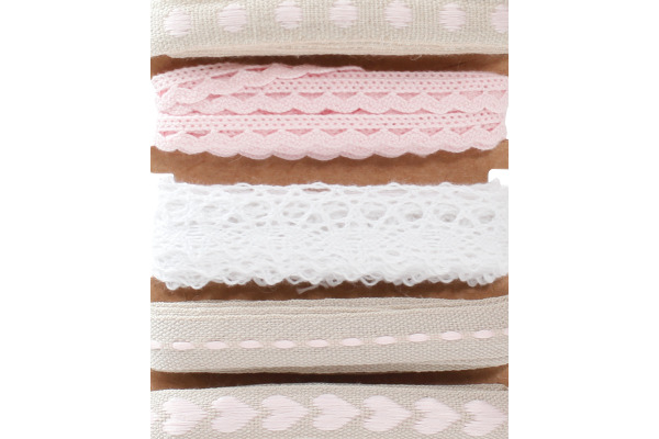 I AM CREA Dekoband 2126.05 rosa