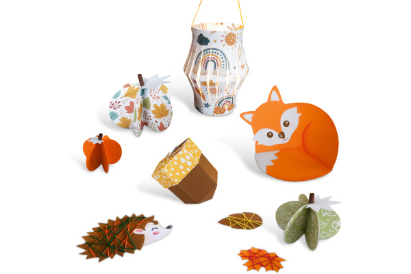 URSUS Papier-Bastelset 8080002F Woodland Friends