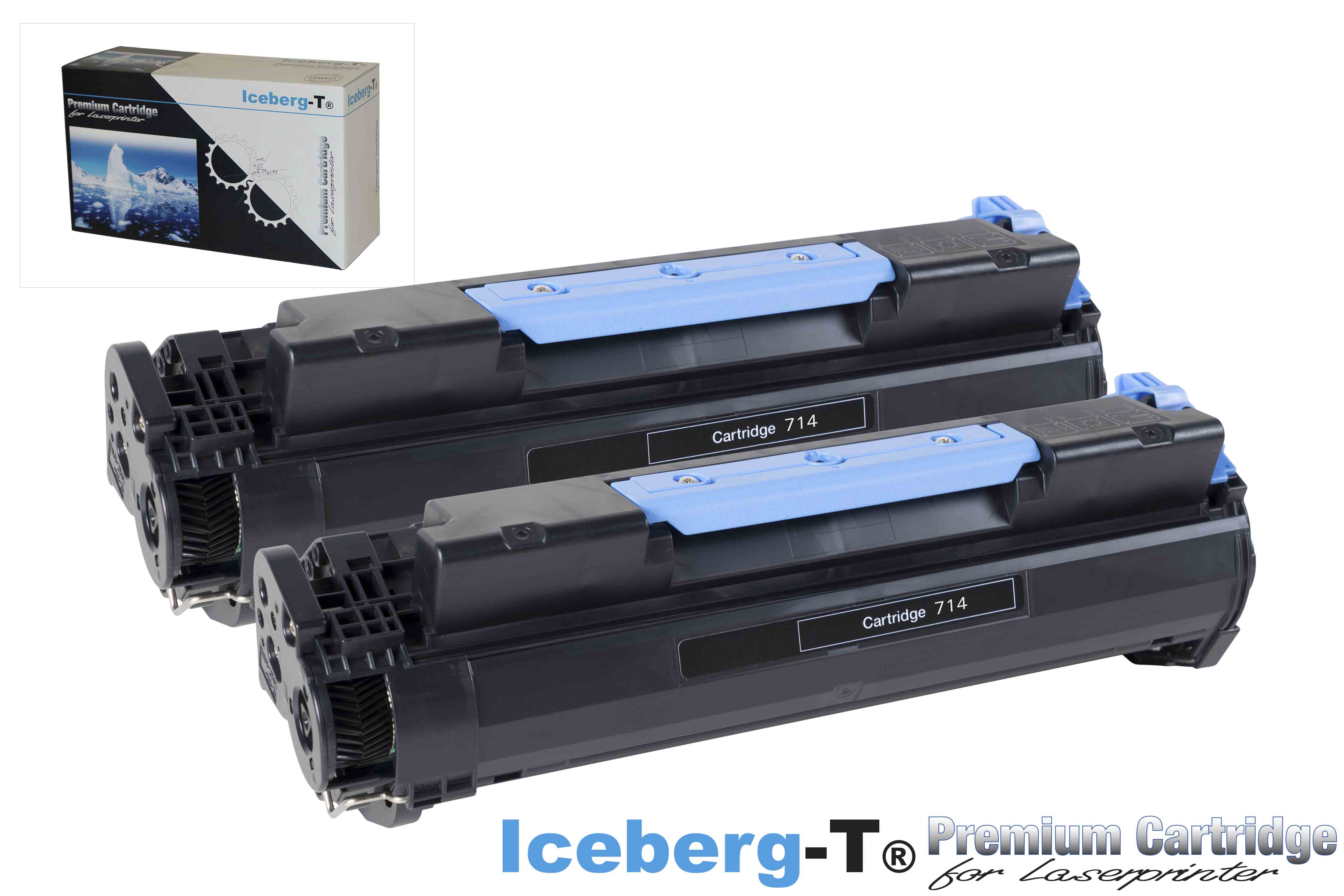 Iceberg-T Toner Cartridge 714 DuoPack 2 Stück à 4'500 Seiten, schwarz