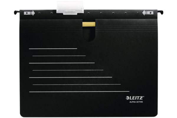 LEITZ Hängehefter Alpha Active A4 19243095 schwarz 34.8x26.6cm 5 Stück