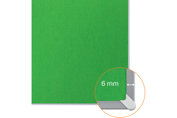NOBO Filz-Pinntafel Widescreen 1905310 rot, 32 Zoll