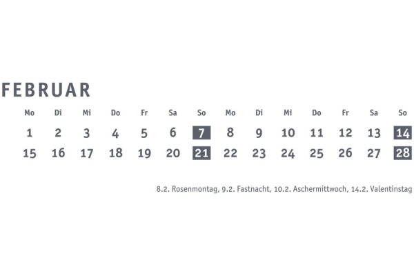 HEYE Bastelkalender 2027 23497+27 weiss 21x29.7cm