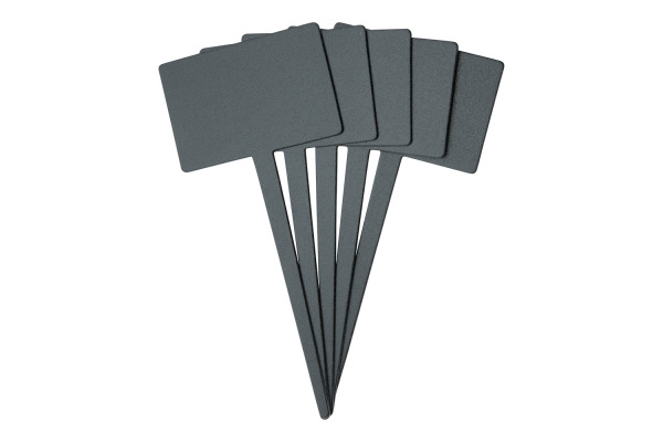 SECURIT Gartenstecker SILHOUETTE TAG-RECTA schwarz 18x8x0.1cm