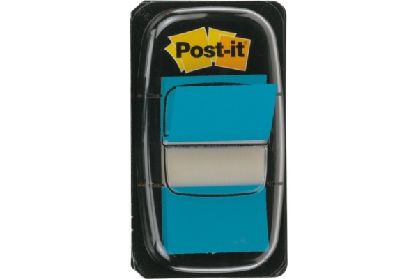POST-IT Index Tabs 25.4x43.2mm 680-23 türkis/50 Tabs