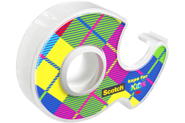 SCOTCH Klebeband Kids 19mmx15m KT-1915-D transparent, mit Dispenser