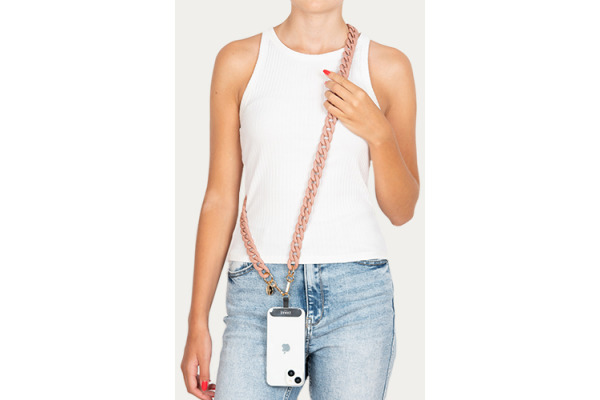 ZANAÉ Phone Necklace Blush 17671 Fall & Mate rose