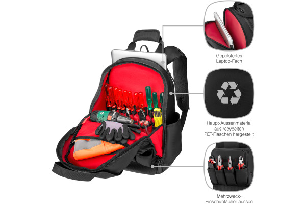 WENGER Tool Backpack ADVANCED 653723 Black