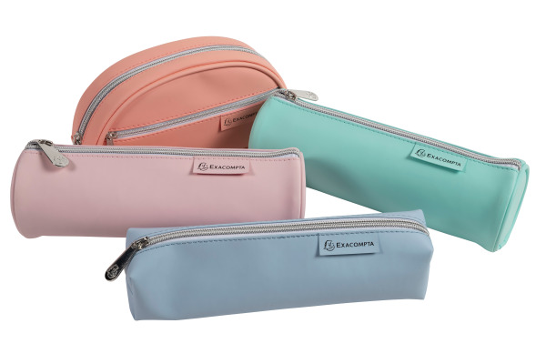 EXACOMPTA Schlamperetui Aquarel ass. 52560E Polyurethane (PU) 22x8x8cm