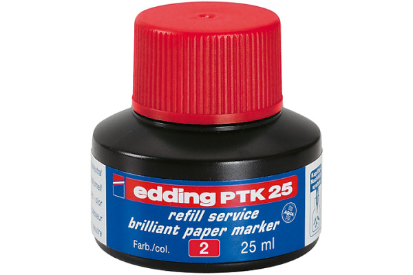 EDDING Tinte 25ml PTK-25-2 rot