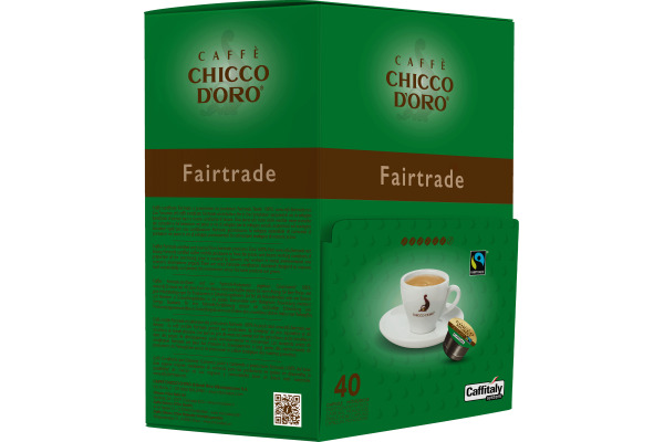 CHICCO D' Caffitaly Kapseln 802147 FairTrade 100% Arabica 40 Stk.