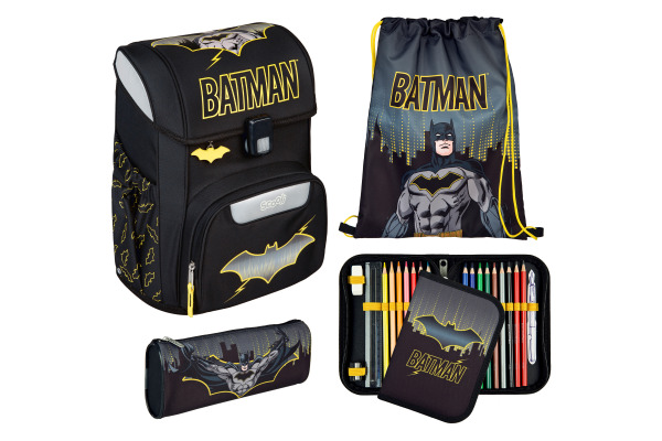 SCOOLI Schulthek-Set EasyStart BMAT8256 Batman 5-teilig