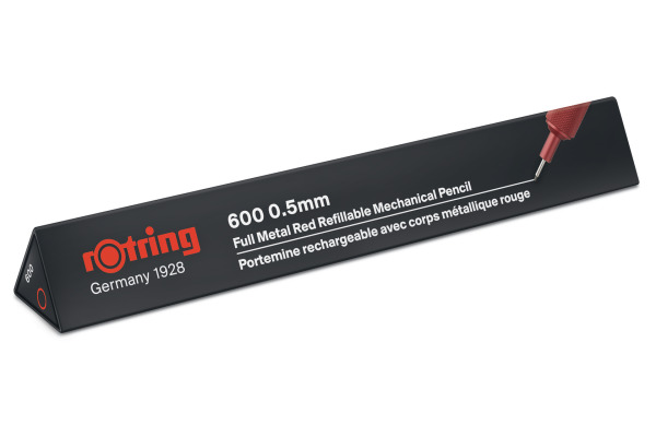 ROTRING Feinminenstift 600 0.5mm 2114264 rot metallic