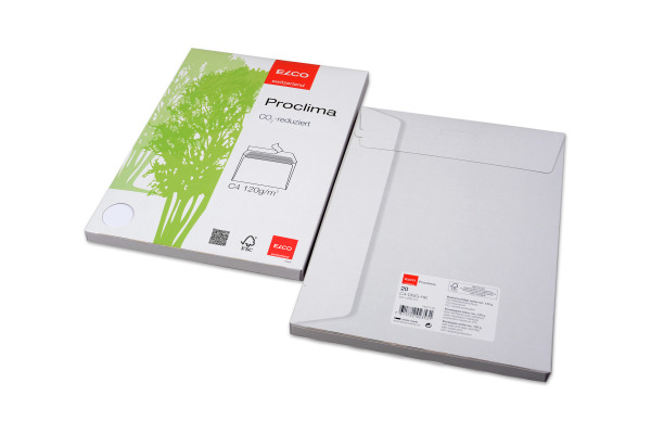 ELCO Briefumschlag proclima C4 74277.20 recycling, ohne Fenster 20 Stk