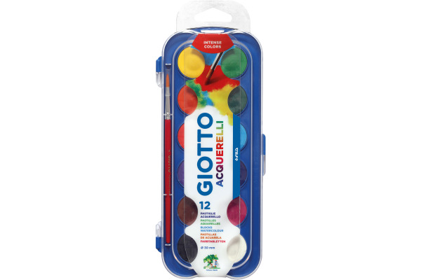 GIOTTO Malkasten Acquerelli 351200 12 Farben
