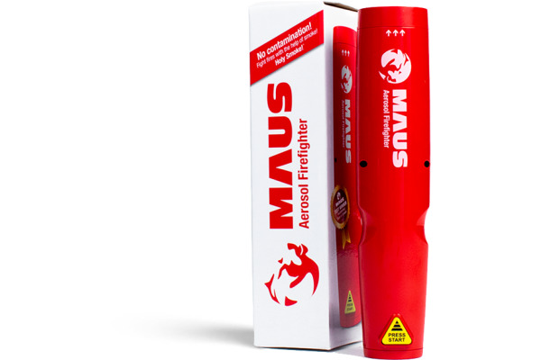 MAUS Aerosol Feuerlöscher Xtin 1001-1 480g. Brandklassen A/B/C/F