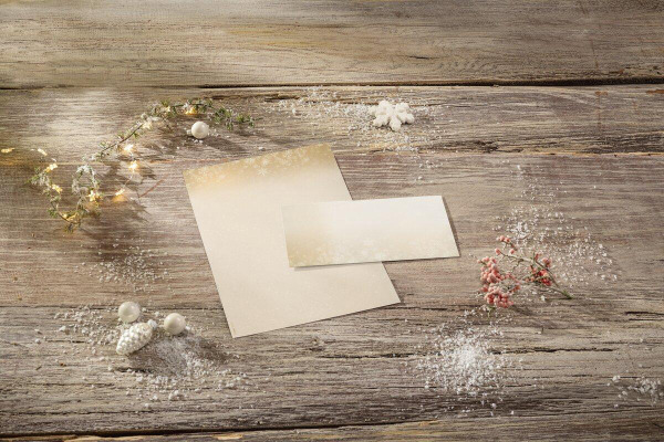 SIGEL Weihnachtspapier A4 DP633 Golden Christmas Night 25 Bl.