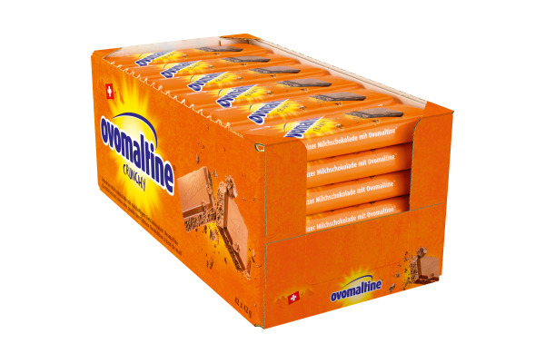 OVO Crunchy Schokoldadenriegel 102186013 42g, 42, Stk.