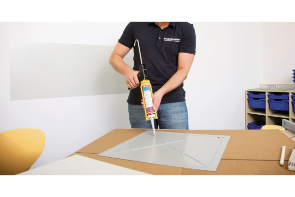 MAGNETOP. Magnetowand Set 500x500mm 16103 weiss, 20 Platten