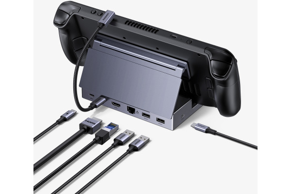 UGREEN Docking Station 6in1 USB-C 75126 SteamOS,Windows,macOS,Grey