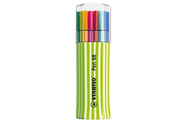 STABILO Fasermaler Pen 68 1mm 6815-01 15er Etui