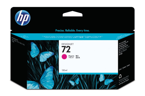 HP Tintenpatrone 72 magenta C9372A DesignJet T1100 130ml