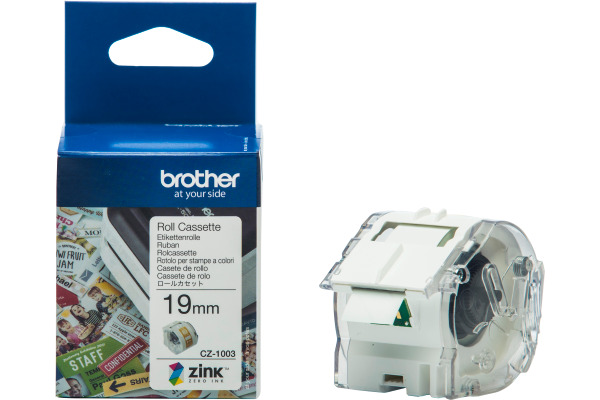 BROTHER Colour Paper Tape 19mm/5m CZ-1003 VC-500W Compact Label Printer