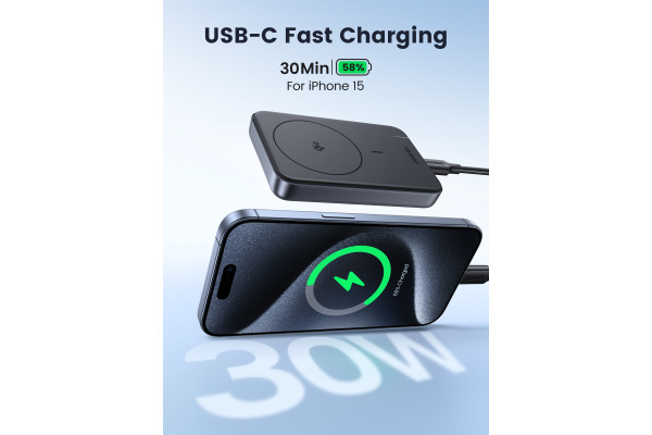 UGREEN Magnetic PowerBank 10000mAh 45763 30W,Wireless,Qi2