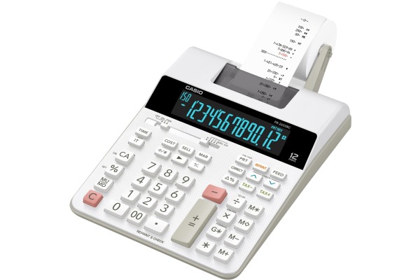 CASIO Tischrechner druckend FR2650RC 12-stellig grau