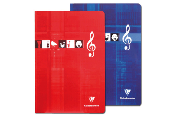 CLAIREFON Musikheft A4 3117 weiss 24 Blatt