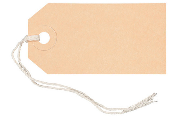 BIELLA Anhänge-Etiketten 45x90mm 56109000U braun 50 Stück
