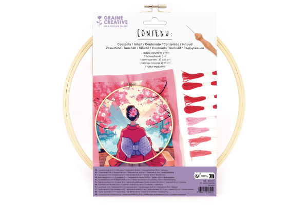 GRAINECRÉ Punch Needle Kit 25cm GC-420341 Komono